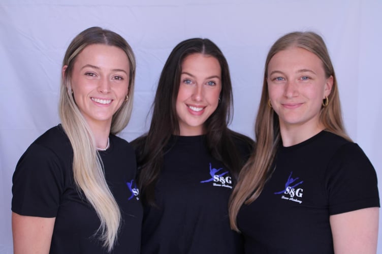 Sophie, Gemma and Georgia from S and G Dance Academy.
