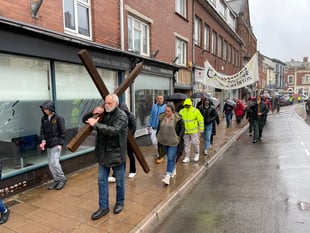 Good Friday ‘Walk of Witness’ held in Crediton