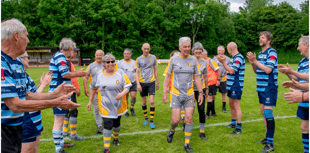Walking Rugby is a good way to have fun and keep fit
