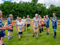 Walking Rugby is a good way to have fun and keep fit
