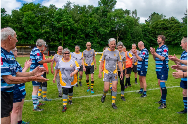 Crediton RFC Walking Football.
