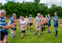 Walking Rugby is a good way to have fun and keep fit