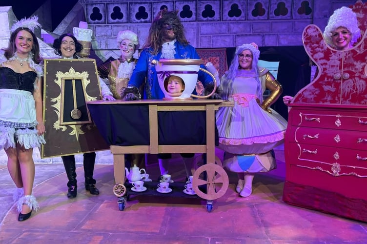 Some of the Principals who took part in CODS production of the Disney musical, Beauty and the Beast.  Image: Rory Oliver
