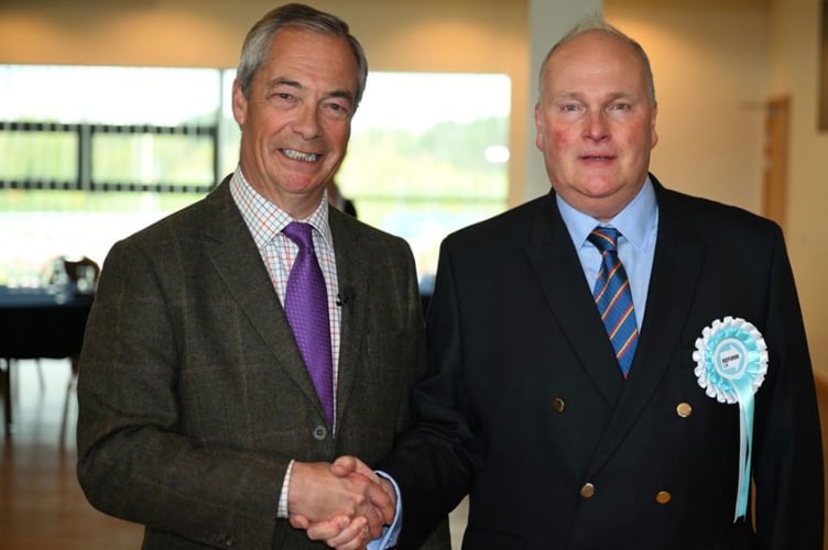 Reform UK candidate Charles Beazley