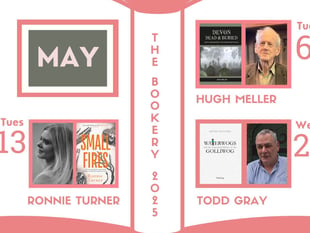 Free afternoon author events at Crediton bookshop this month