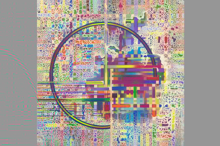 Abstract art by Nigel Garside.