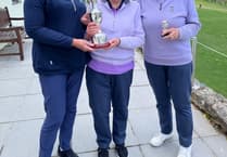Clare won Ladies Centenary Cup at Okehampton Golf Club