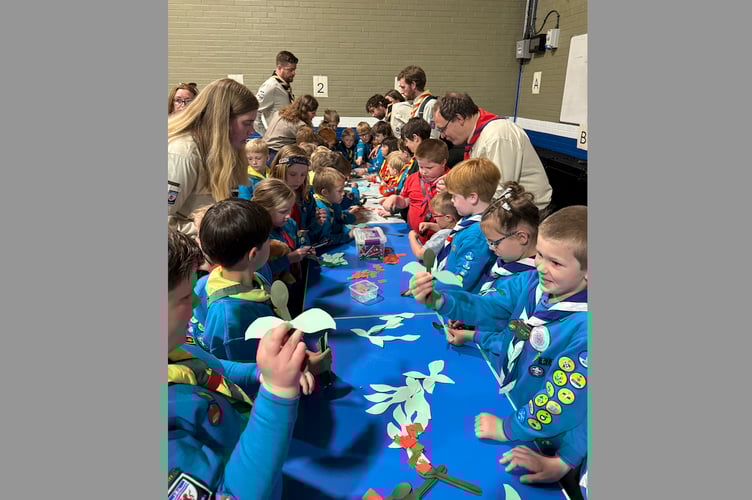 Fun Scout activities in progress. AQ