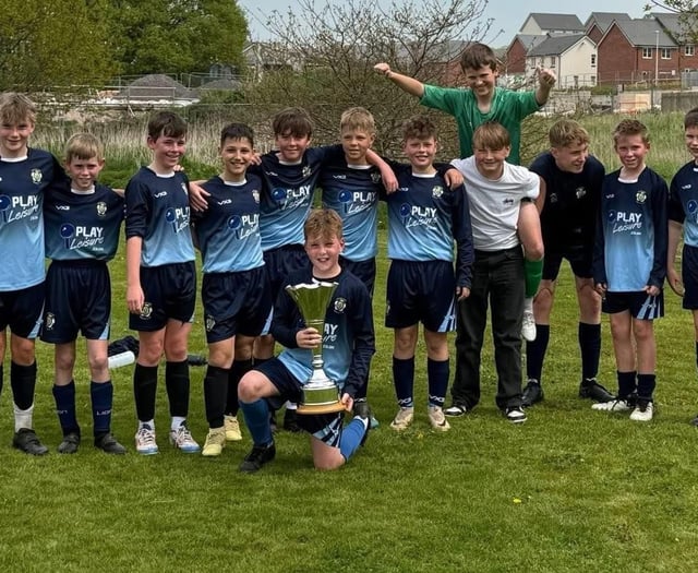 League title for Crediton Youth FC U12s