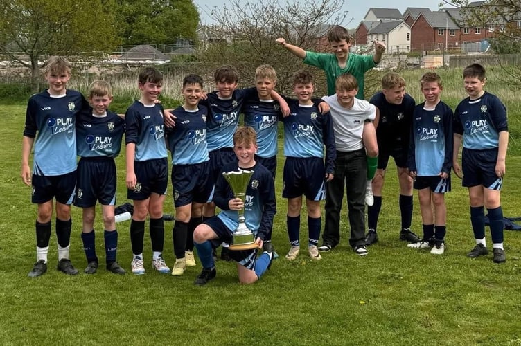 The victorious U12 side