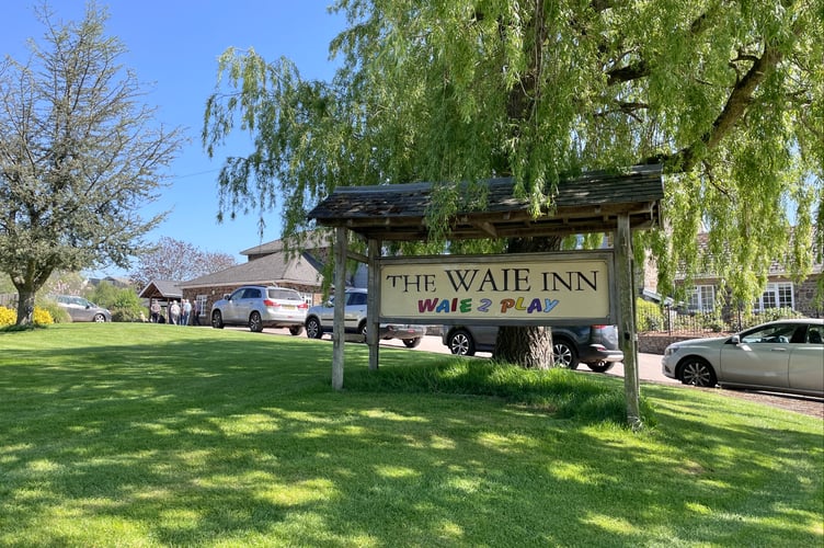 The group met for lunch at the Waie Inn at Zeal Monachorum