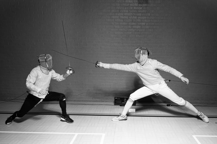 Sabre fencing