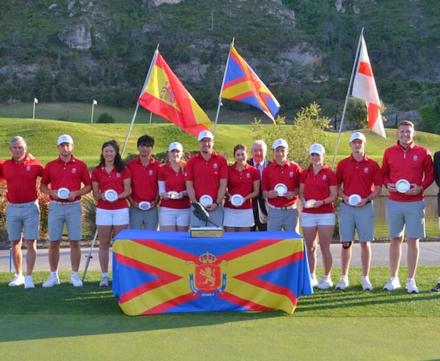 Tiverton golfer helps England beat Spain