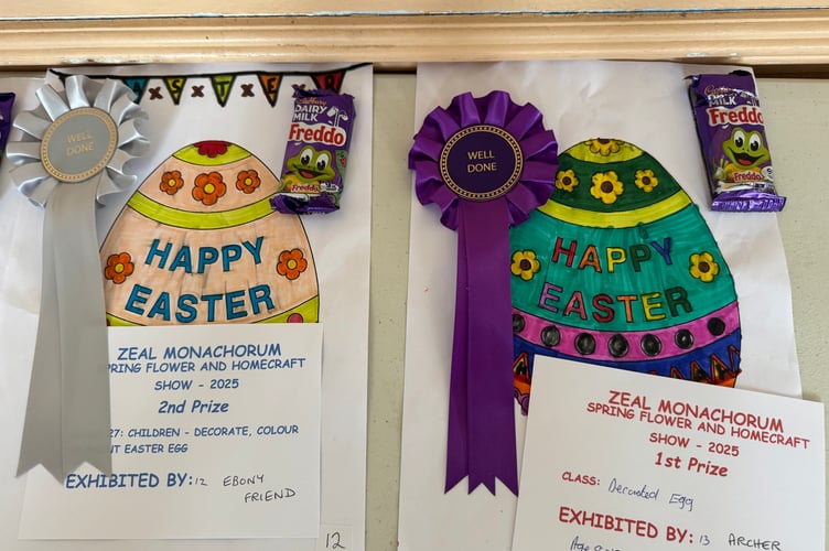 Some of the children’s poster competition entries.  AQ 6989
