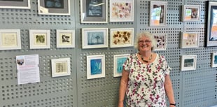 Copplestone artist’s work exhibited at Crediton Library