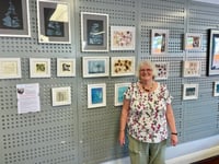 Copplestone artist’s work exhibited at Crediton Library