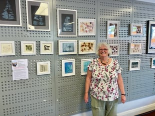 Copplestone artist’s work exhibited at Crediton Library