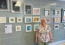 Copplestone artist’s work exhibited at Crediton Library