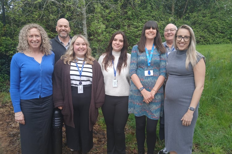 Staff at the Devon and Cornwall Police Victim Care Unit.
