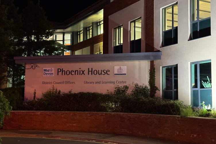 Phoenix House at Tiverton, Mid Devon District Council’s headquarters.  AQ 9931

