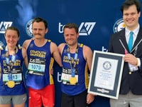 Exeter Cathedral School Teacher Races to World Record
