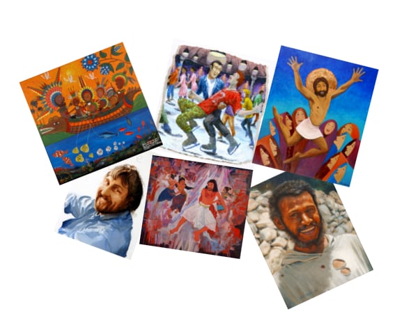 Contemporary art from around the world will feature in the Newton St Cyres Church exhibition.
