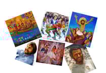 ‘Jesus Laughing and Loving’ art display