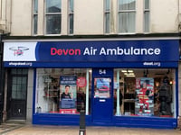 Tiverton welcomes a New Devon Air Ambulance Shop!
