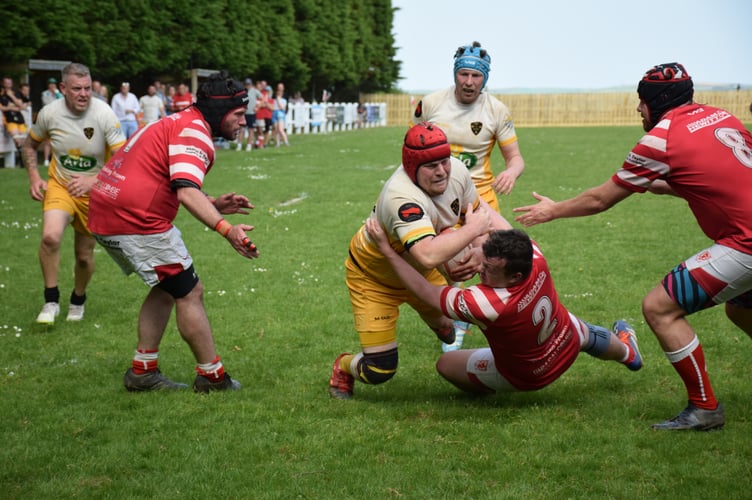 Salcombe RFC vs North Tawton action