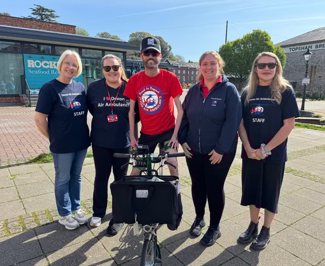 Charity cycle ride before leg amputation has raised £13,700 to-date
