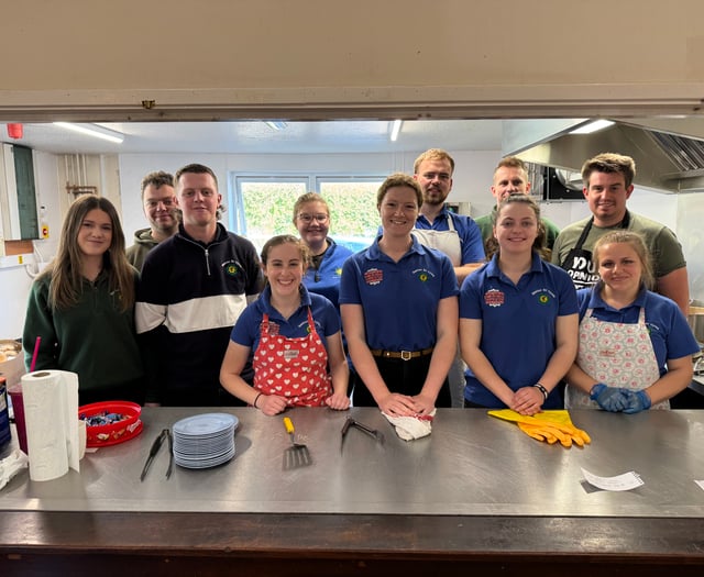 100 breakfasts served by YFC members at Sandford
