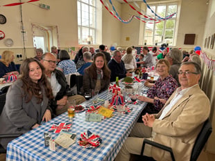 Bring and share party held to mark VE Day 80th at Poughill
