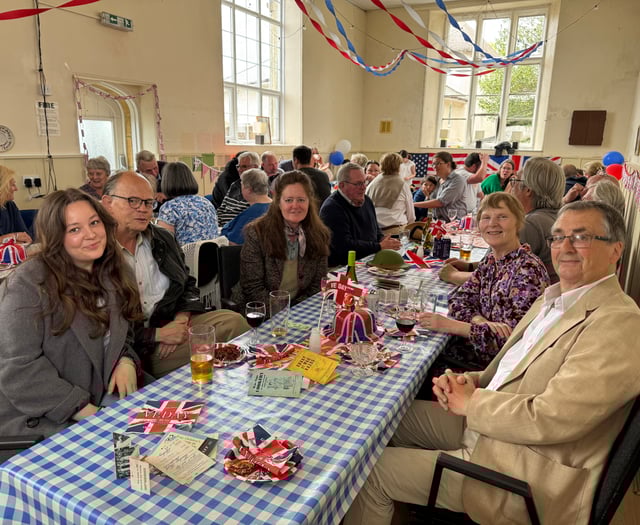 Bring and share party held to mark VE Day 80th at Poughill
