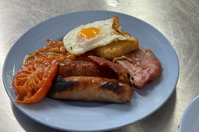 One of the breakfasts. AQ 9520