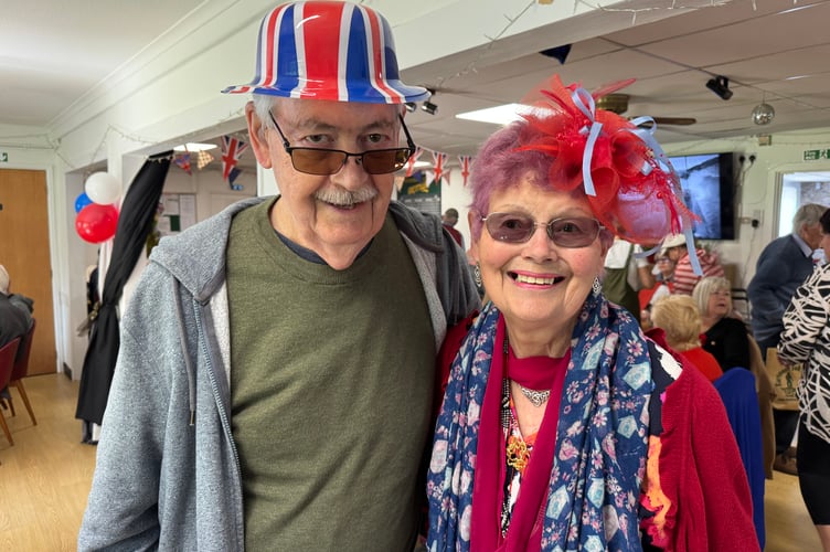 John Williams and Lizzie Brown dressed for the occasion.  AQ 0523
