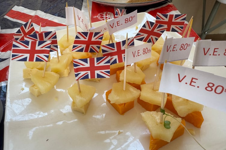 Cheese and Pineapple for the party. AQ 0579