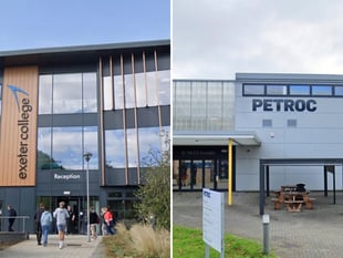 Exeter College and Petroc merger to go ahead