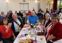 VE Day 80 cream tea enjoyed in Crediton