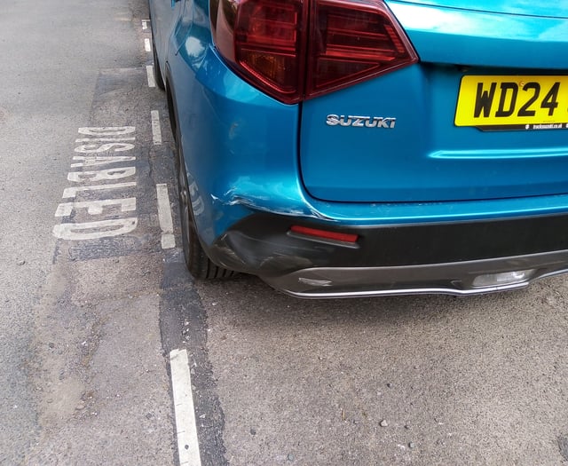 Letter: Did you see van which hit car parked in Crediton?
