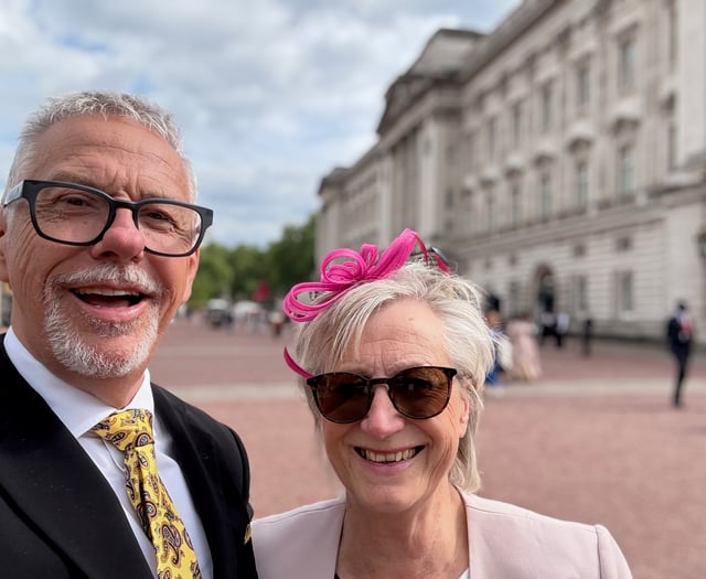 Crediton councillor honoured to attend King’s Garden Party
