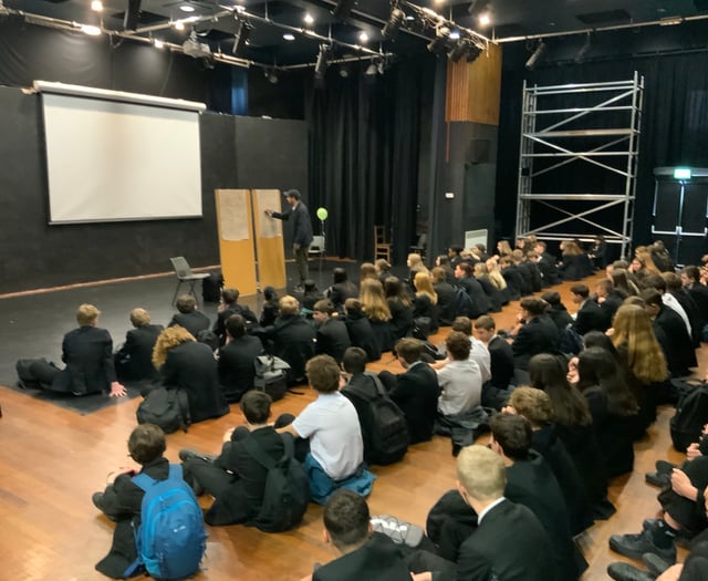 Author visit sparks creativity in Crediton students
