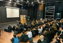 Author visit sparks creativity in Crediton students