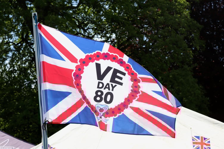 Special VE Day 80th anniversary flag