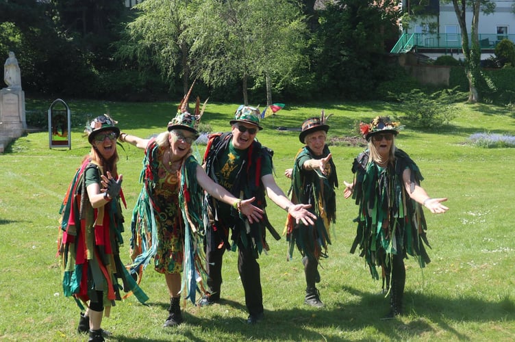 Otter Morris entertained onlookers