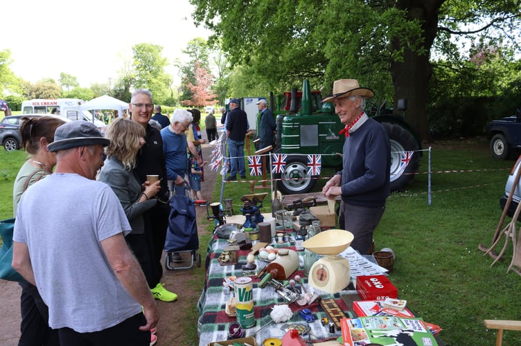 Michael Coleman wowed visitors with his 'The Way Things Was' display of vintage farm tools, equipment and household items