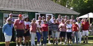 Red, white and blue for Crediton bowlers
