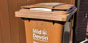 Council was unable to collect garden waste from some Crediton streets
