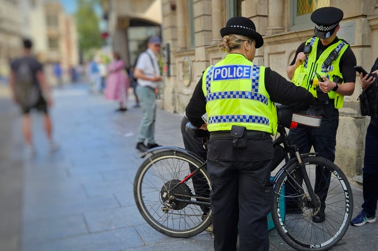 Police officers have been targeting e-bikes being used dangerously or illegally in Exeter City Centre.