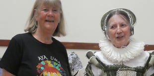 Life as a Tudor lady talk enjoyed in Cheriton Fitzpaine