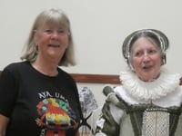 Life as a Tudor lady talk enjoyed in Cheriton Fitzpaine